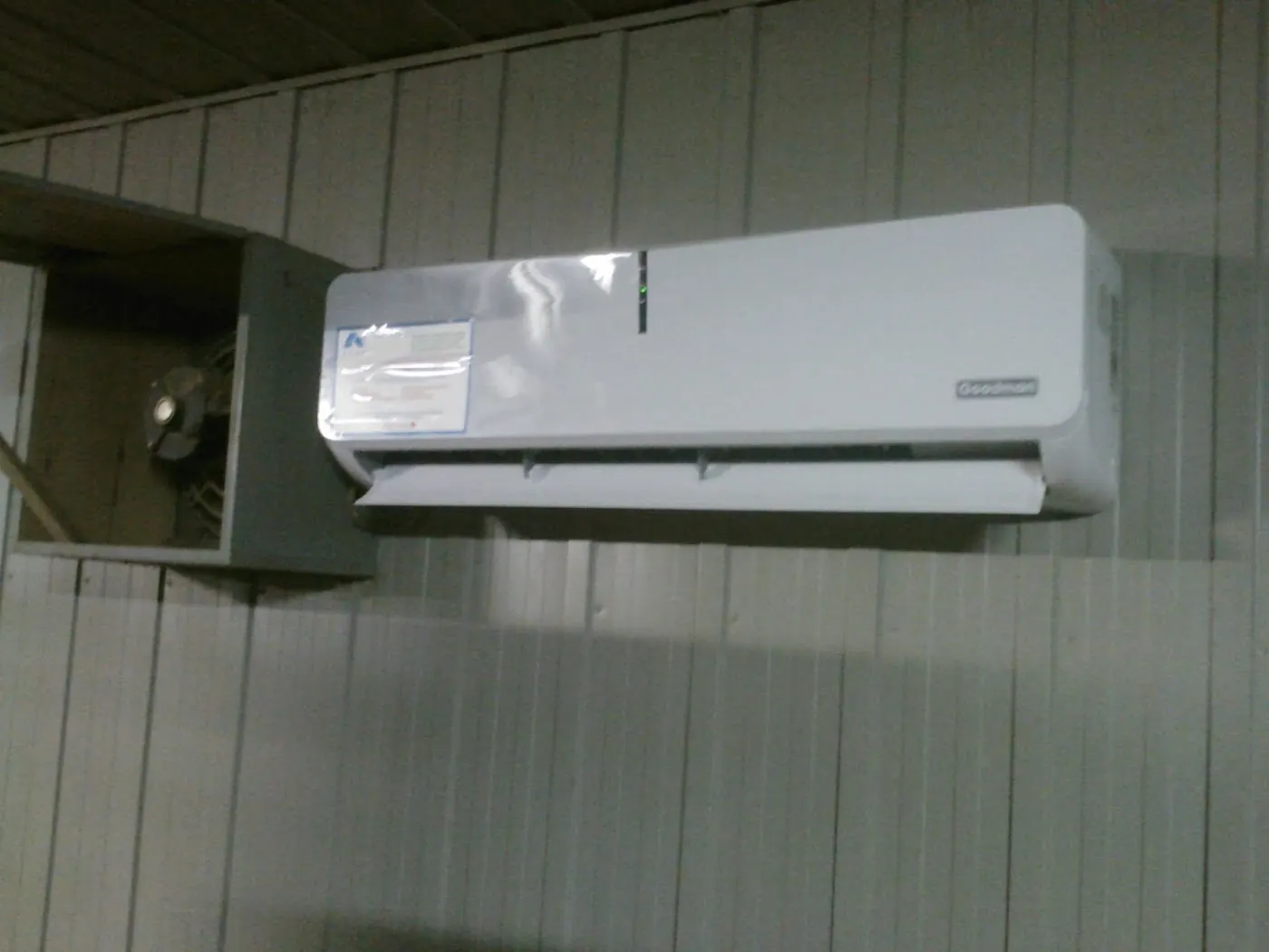 Completed HVAC work detail